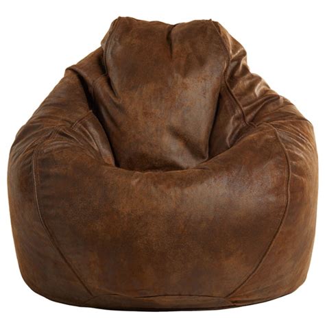 fake leather bean bag chairs|adult leather bean bag chair.